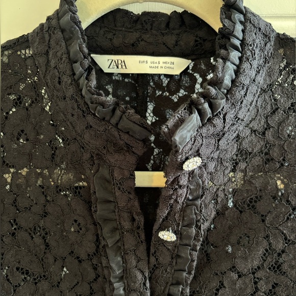 Zara black lace dress - Picture 6 of 6